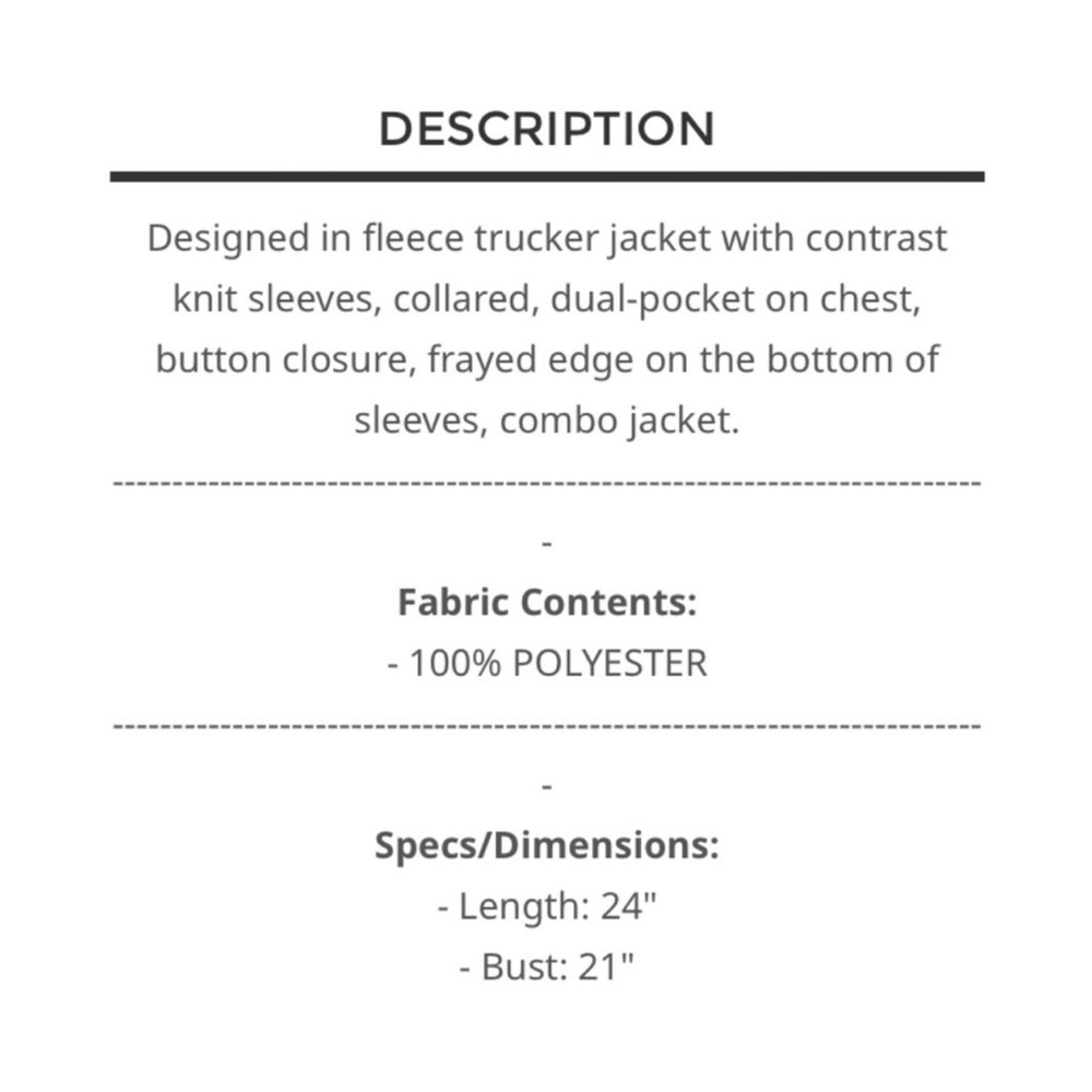 BP21đź–¤POL pristine black fleece trucker jacket w/mustard+ green sleeve details - Picture 8 of 8